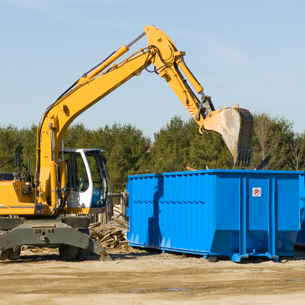 can i request a rental extension for a residential dumpster in De Peyster